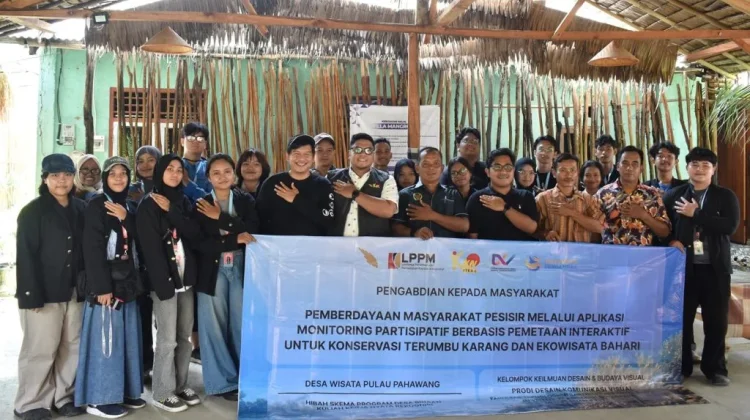 Mahasiswa KKN Itera Lestarikan Ekosistem Pesisir Pulau Pahawang Bersama