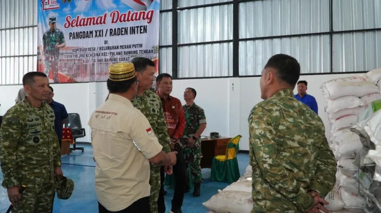Pangdam Apresiasi Perkembangan Koperasi Merah Putih di Tubaba