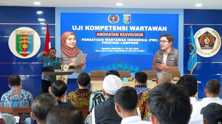 Pemprov Lampung Dukung Peningkatan Kompetensi Wartawan melalui UKW PWI