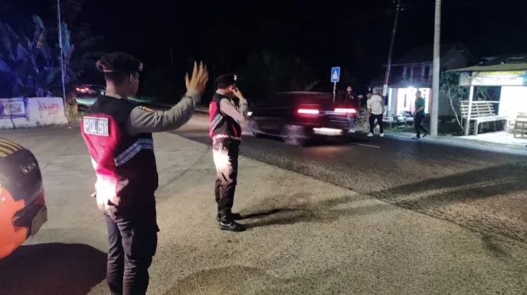 Patroli Malam Polisi Jaga Akses Strategis di Daerah Mesuji