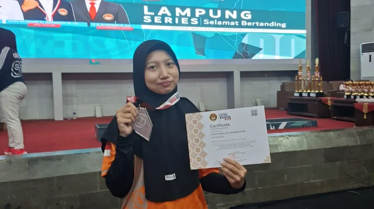 Mahasiswa FMIPA Unila Raih Juara 2 International Ksatria Nusantara PBTI SERIES 5