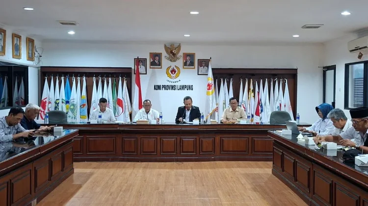 Rakerprov KONI Lampung Matangkan Program dan Persiapan Porprov
