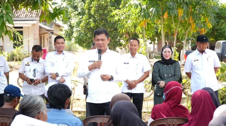 Wakil Bupati Tubaba Tinjau Pelaksanaan Program Tubaba Q Sehat di Tiyuh Balam Jaya