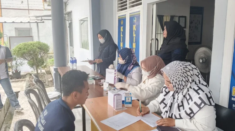 Rutan Bandar Lampung Gelar Skrining Kesehatan Warga Binaan