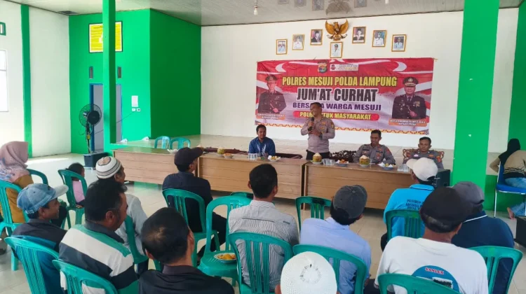 Jumat Curhat Polres Mesuji Ajak Warga Cegah Karhutla