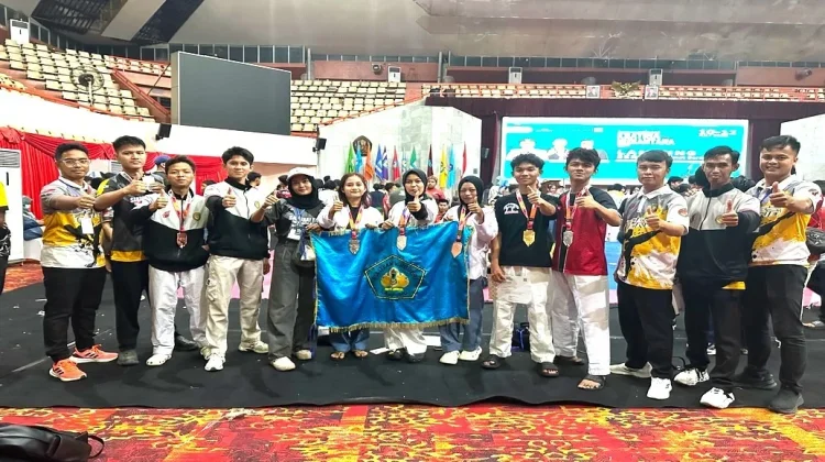 Delapan Mahasiswa Polinela Raih Medali di Kejuaraan Taekwondo Internasional