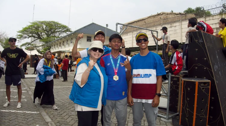 Atlet Junior Metro Raih Emas Indonesia Open Parkour 2026