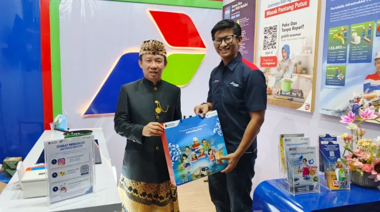 Sekdaprov Lampung Tinjau Booth PGN di Bandar Lampung Expo