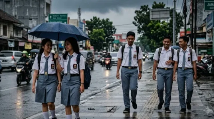 BMKG: Tanggamus Berpotensi Diguyur Hujan Lebat Disertai Petir Pagi Ini