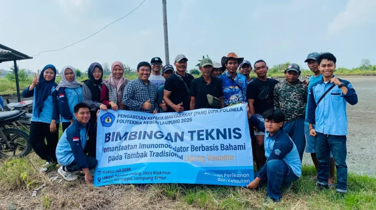 Polinela Perkuat Budidaya Udang Ramah Lingkungan di Lampung
