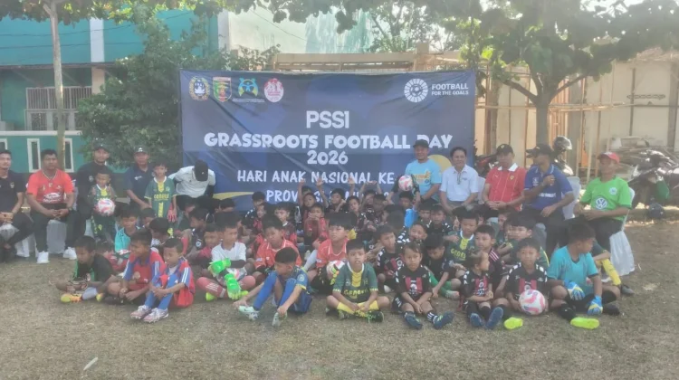 PSSI Lampung Gelar Grassroots Football Day Peringati Hari Anak Nasional
