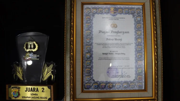 Polres Mesuji Raih Juara Penyerapan Jagung Terbaik