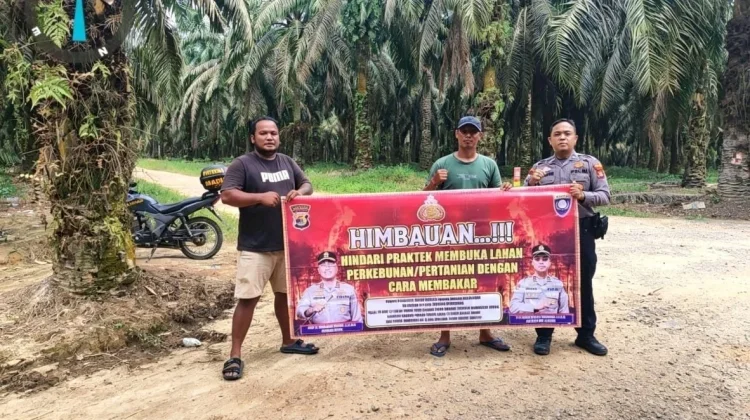 Polsek Way Serdang Imbau Karhutla di Perkebunan PT PAL Lambang Jaya