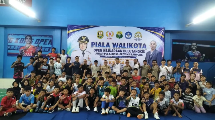 Piala Wali Kota Bandar Lampung Jadi Ajang Pembinaan Atlet Bulutangkis Pelajar