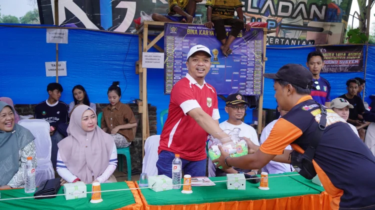 Bupati Pringsewu Dorong Pembinaan Talenta Muda di Final Bina Karya Cup 4