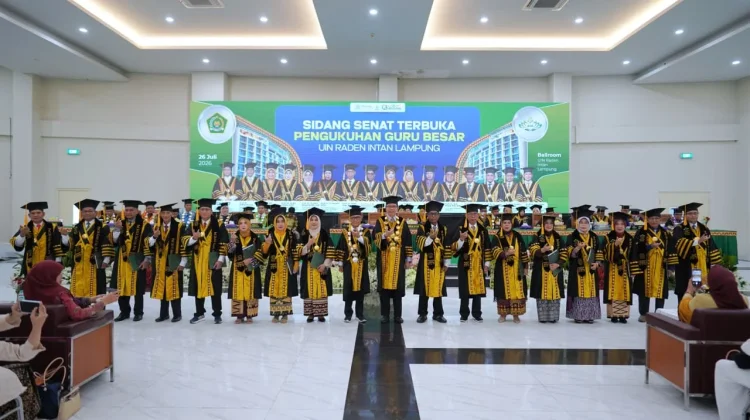 UIN RIL Kukuhkan 16 Guru Besar, Rektor Tekankan Pengabdian