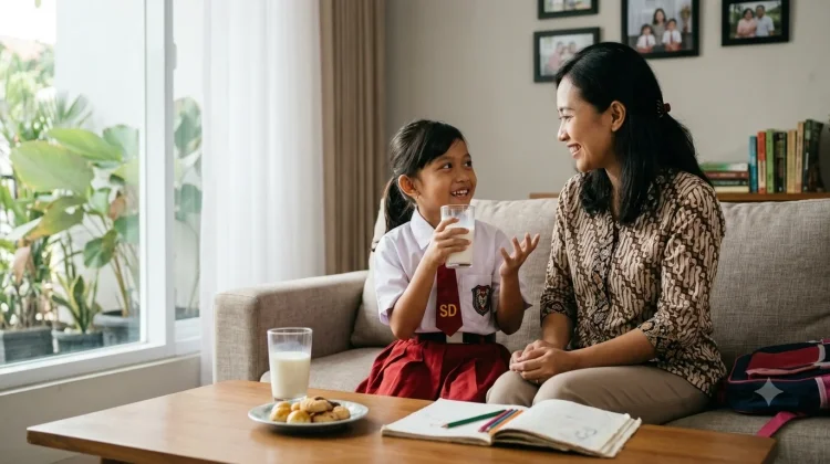 Bikin Anak Cerita tanpa Dipaksa: Tanyakan Ini saat Mereka Pulang Sekolah!