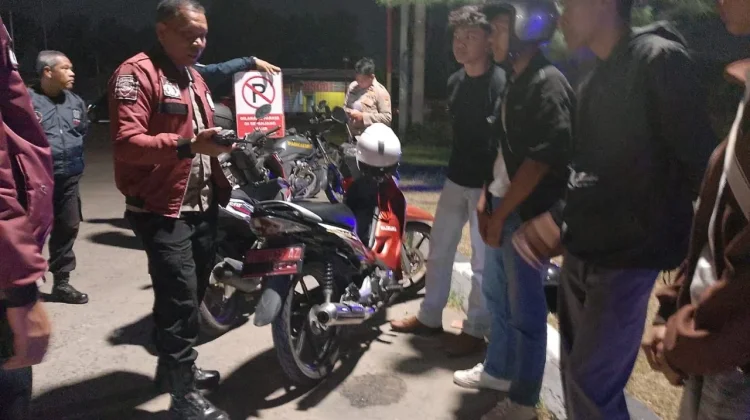 Respon Layanan Polisi 110, Polsek Sukarame Bubarkan Tongkrongan Pemuda
