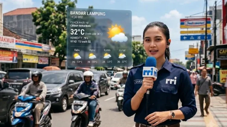Prakiraan Cuaca Lampung 28 Juli: Siang-Sore Berpotensi Hujan Ringan
