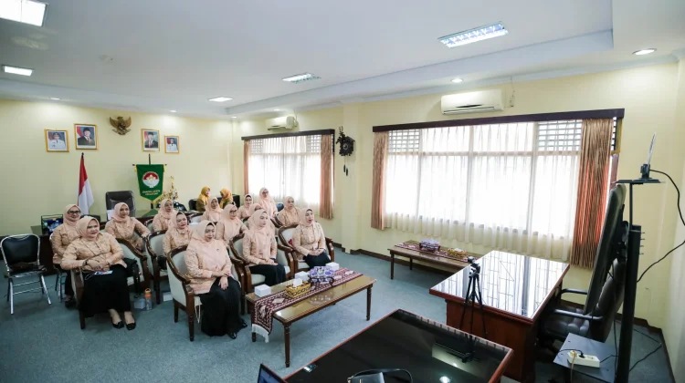 DWP Provinsi Lampung Ikuti Sosialisasi E-Reporting DWP Pusat Secara Virtual