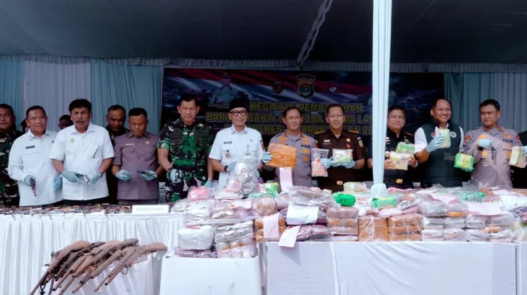 Pemprov dan Polda Lampung Bersinergi Berantas Peredaran Narkotika