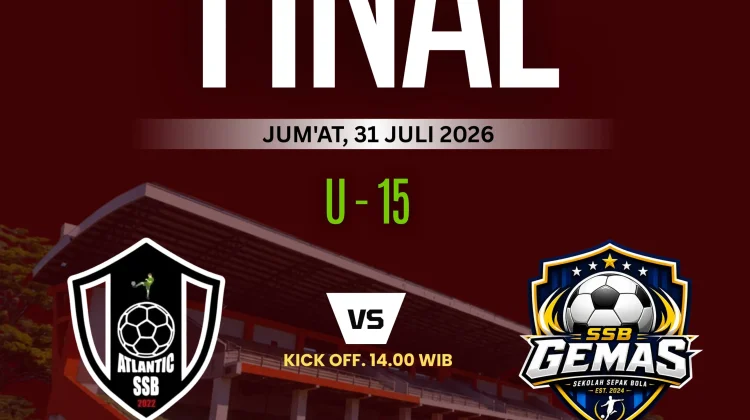Final Piala Soeratin Lampung Selatan Sajikan Laga Bergengsi Usia Muda
