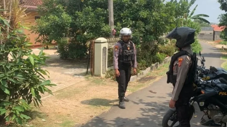 Polres Lampung Utara Sisir Permukiman Warga Antisipasi Gangguan Kamtibmas