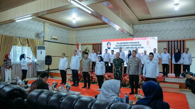 Pengurus PMI Lampung Selatan Masa Bakti 2026-2031 Dilantik