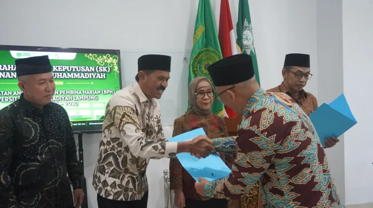BPH Universitas Muhammadiyah Lampung Berganti, Fokus Tingkatkan Mutu Kampus