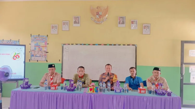 Kapolsek Bunga Mayang Hadiri Rakor Jamran dan Apel Besar Pramuka
