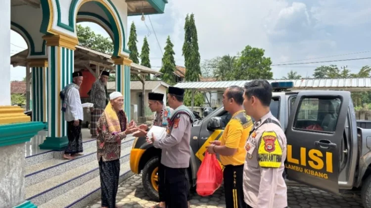 Polsek Lambu Kibang Gelar Kegiatan Jumat Berkah