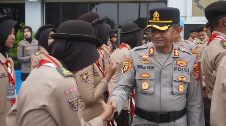 Polresta Bandar Lampung Lepas Kontingen Saka Bhayangkara Ikuti Lokabhara