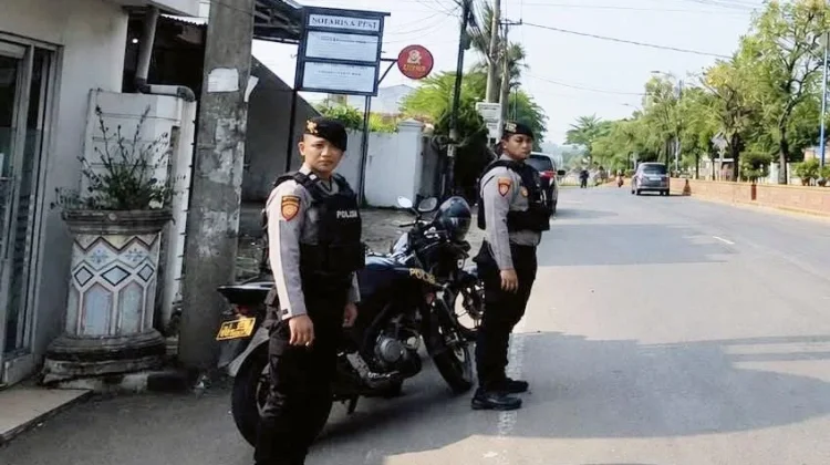 Samapta Polres Lampung Utara Sisir Jalinsum Cegah Gangguan Kamtibmas
