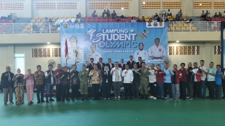 Lampung Student Olympics Karate Jaring Atlet Berprestasi Sejak Dini
