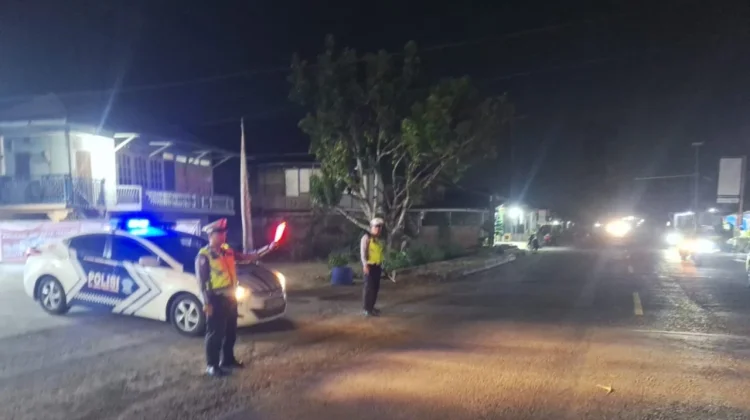 Satlantas Polres Lampung Barat Perketat Patroli di Jalur Lintas Liwa