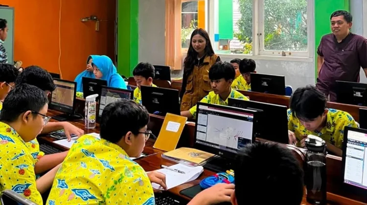 Itera Kenalkan Simulasi Digital di SMP Global Madani