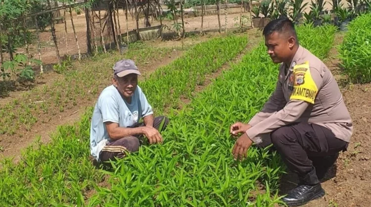 Dukung Asta Cita Presiden, Polsek Way Serdang Binluh di Desa Kebun Dalam