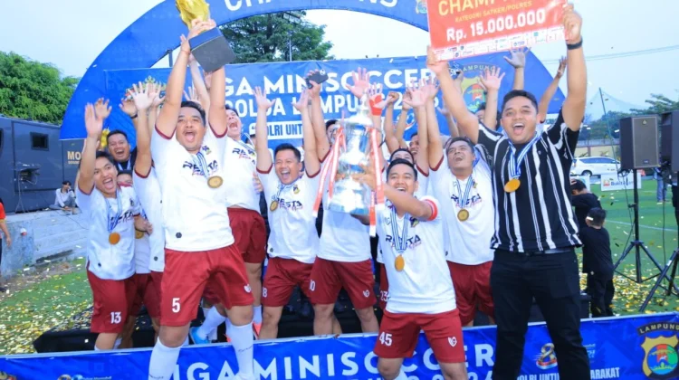 Resta Balam United Raih Juara Piala Kapolda Lampung Cup 2026