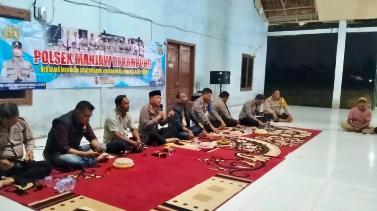 Polsek Manjaw di Kampung Jadi Sarana Menyerap Aspirasi Masyarakat