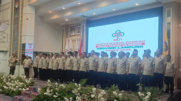 Mirza Terpilih Jadi Ketua DPD HKTI Lampung Periode 2026-2031