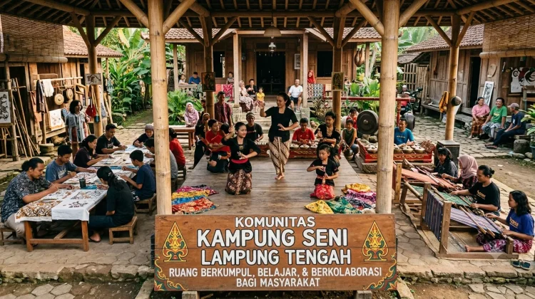 Kampung Seni Bangun Literasi Generasi Muda