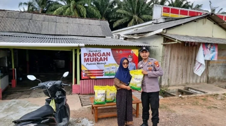 Gerakan Pangan Murah Polres Mesuji Tekan Inflasi