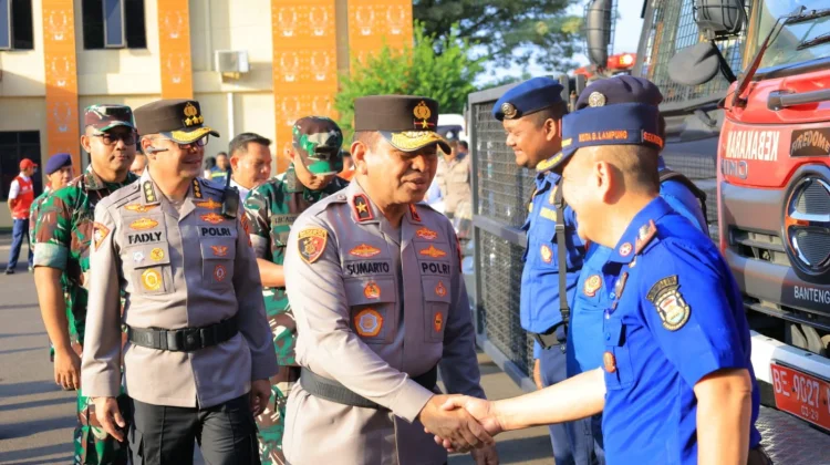 Hadapi Ancaman El Nino, Polda Lampung Perkuat Kesiapsiagaan Antisipasi Karhutla