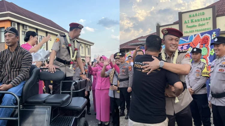 Diiringi Pedang Pora, AKBP M. Yunnus Saputra Tinggalkan Polres Pringsewu