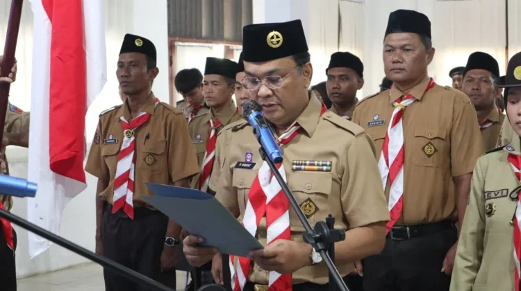 Kepala BNNK Lamsel Dilantik Jadi Ketua Majelis Pembimbing Saka Anti Narkoba