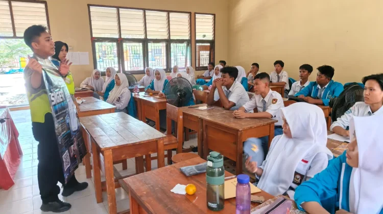 Pelajar Mesuji Diajak Tertib Lalu Lintas sejak Dini