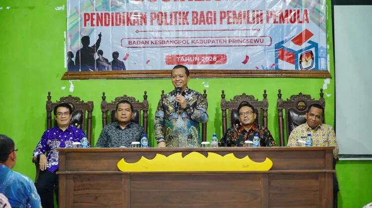 Bupati Pringsewu Dorong Pemilih Pemula Melek Politik