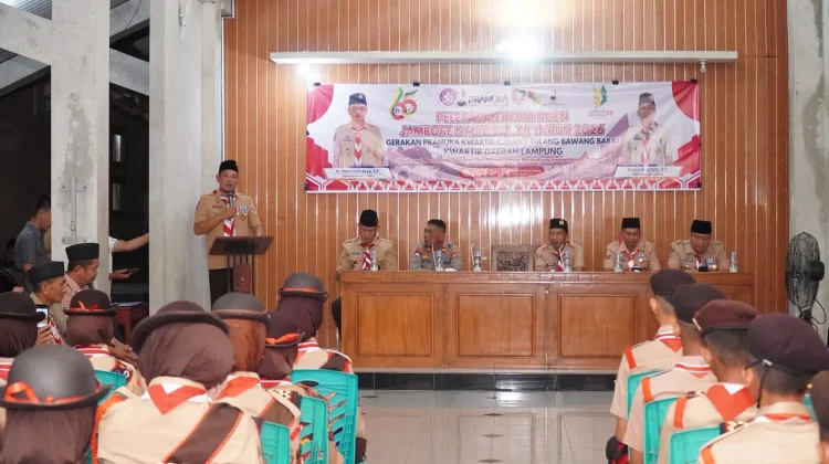 32 Pramuka Tubaba Dilepas Ikuti Jambore Nasional XII