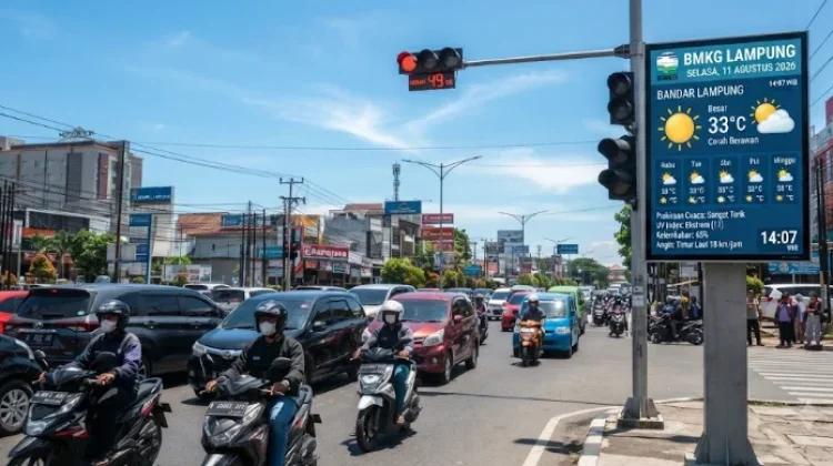 Ini Prakiraan Cuaca Lampung, Selasa, 11 Agustus 2026