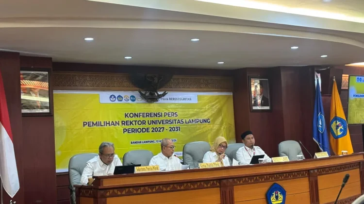 Unila Buka Pendaftaran Calon Rektor Periode 2027-2031